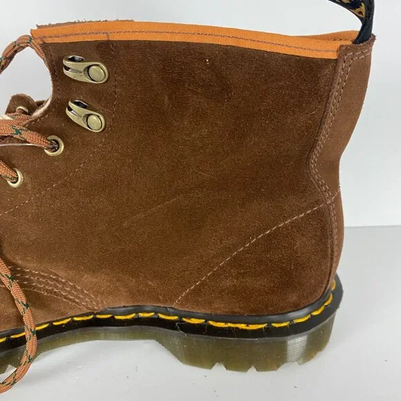 Dr. Martens Repello Calf Suede Boots Men's Size 13 Brown Tan NIB NEW - Picture 8 of 14